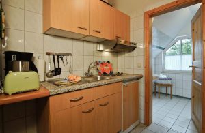 Küche des Apartments vom Haus Seeblick im Ostseebad Binz auf Rügen